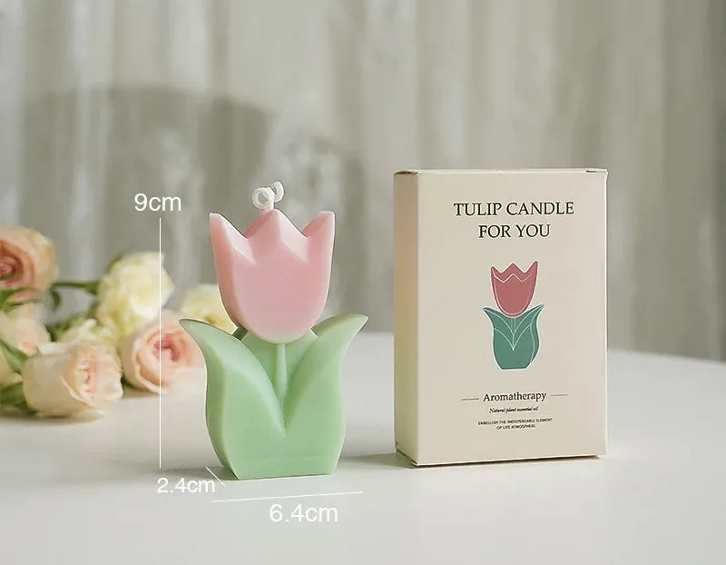 1PC Tulip Scented Flower Candle
