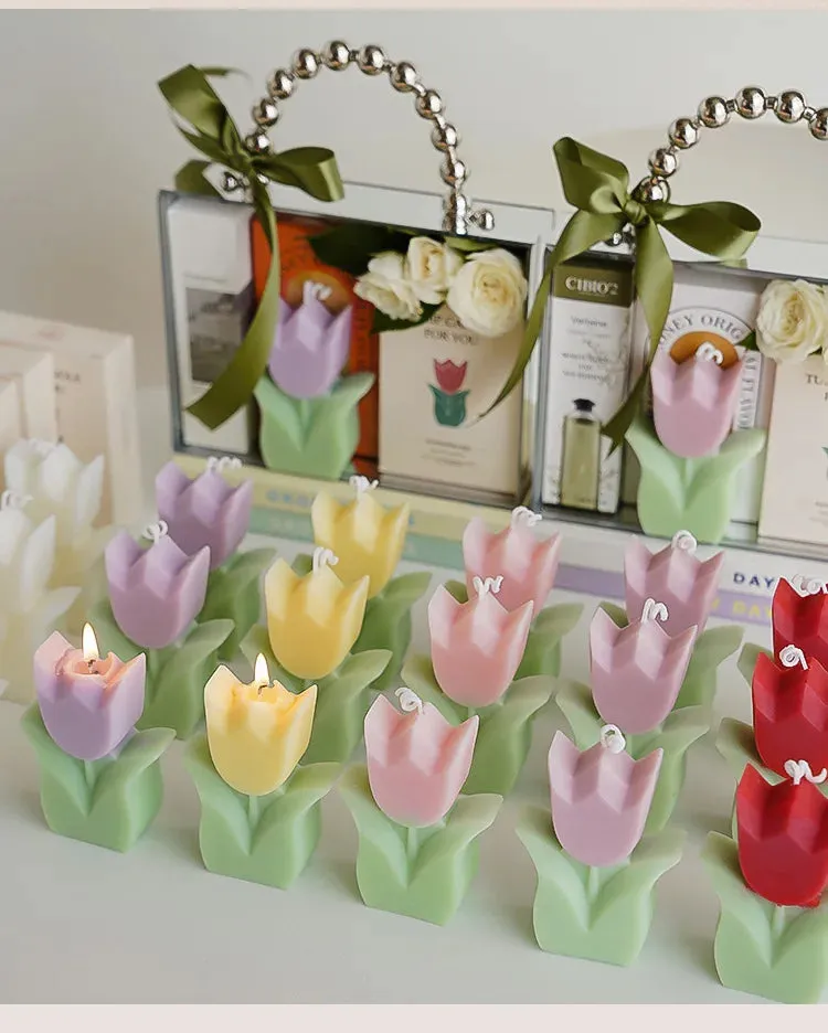 1PC Tulip Scented Flower Candle