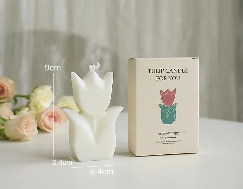 1PC Tulip Scented Flower Candle