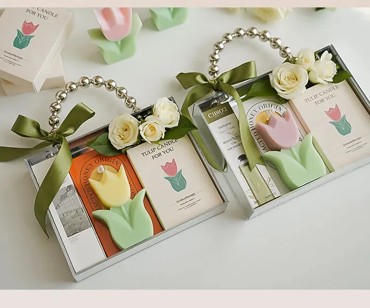 1PC Tulip Scented Flower Candle