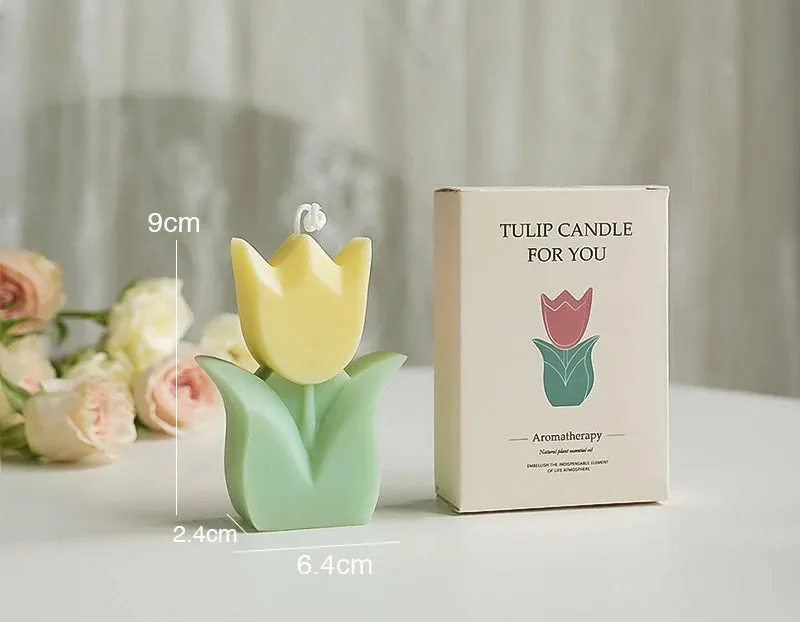 1PC Tulip Scented Flower Candle