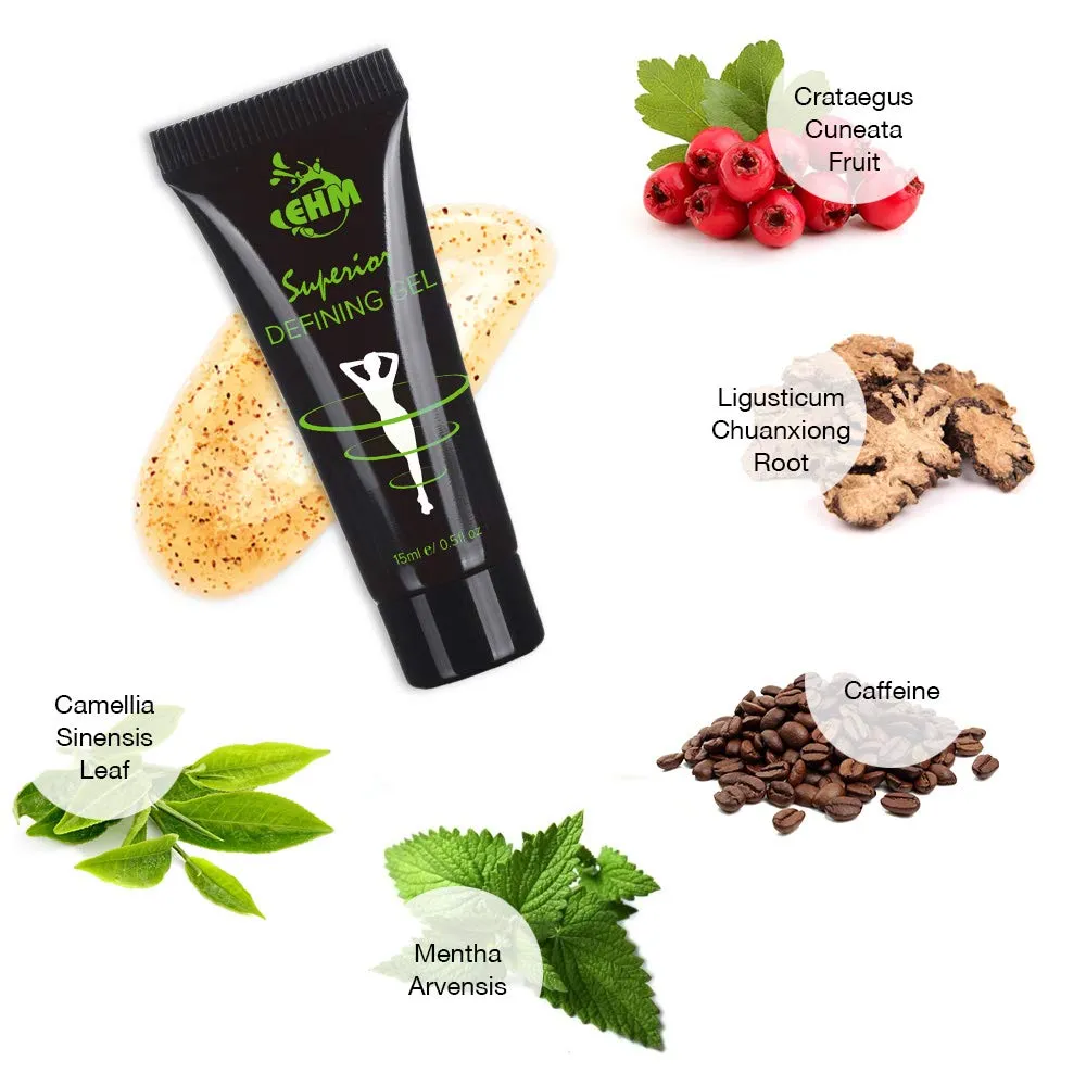 2 EHM Naturals Body Wraps Defining Gel Really works to Tone Tighten and Firm (2 x15 ML)Potent Fat Burning and Slimming Ingredients to Reduce Cellulite