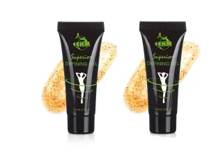 2 EHM Naturals Body Wraps Defining Gel Really works to Tone Tighten and Firm (2 x15 ML)Potent Fat Burning and Slimming Ingredients to Reduce Cellulite