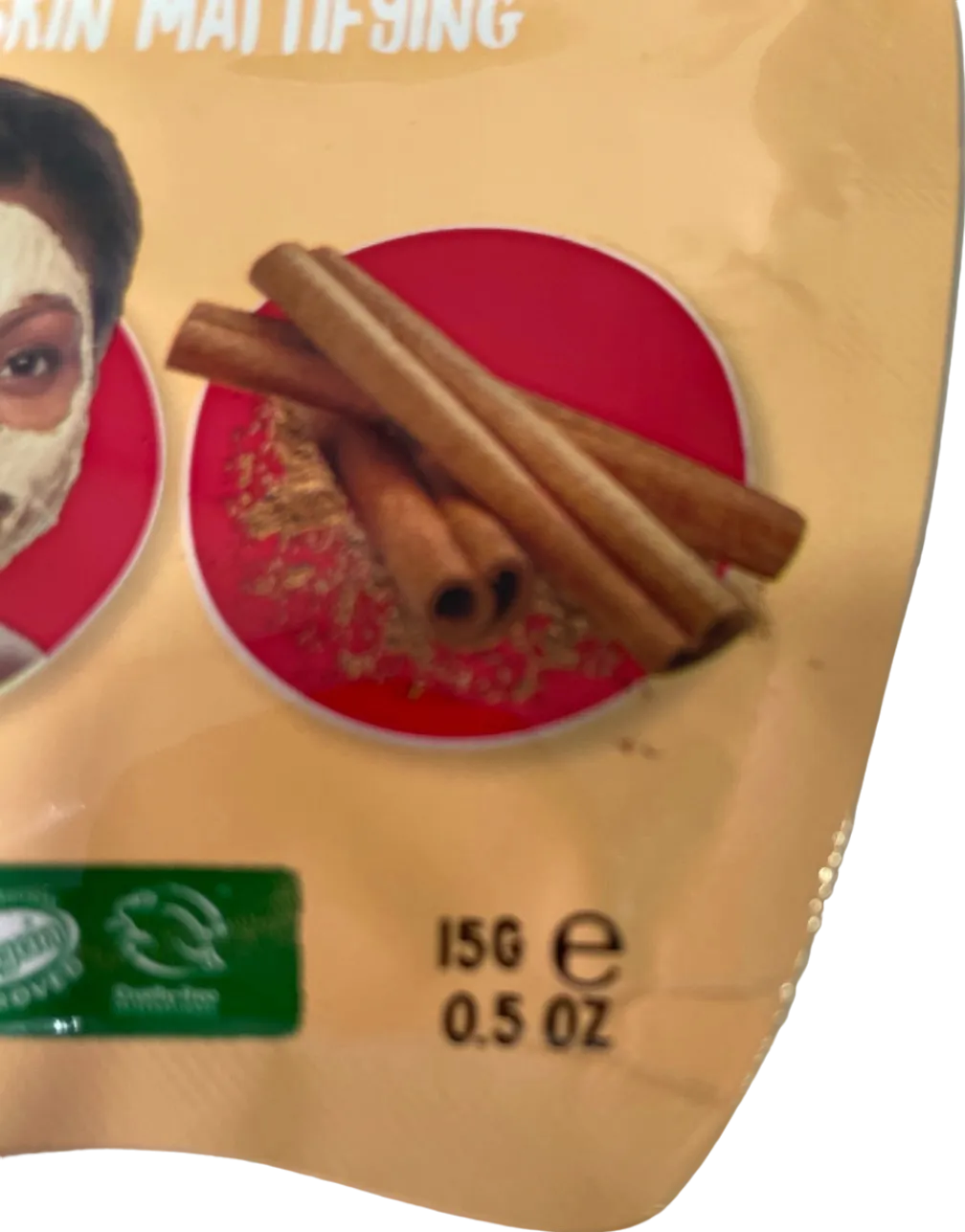 7th Heaven Intense Cinnamon Clay Mask Skin Mattifying 15g