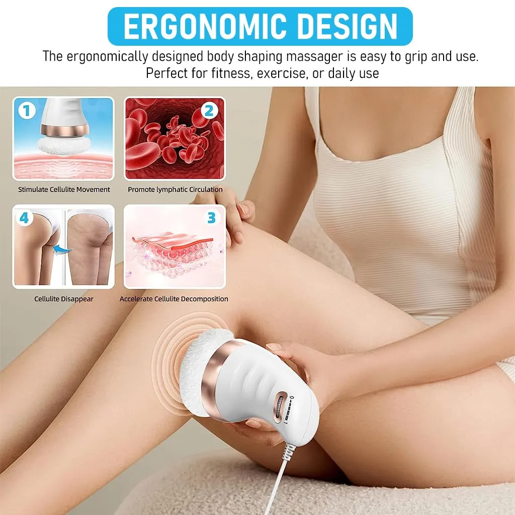 Aara Internationals Body Massager Electric Shoulder Back Massager Full Body Massager for Neck, Back, Arm, Lumbar, Leg Viberation Muscle Massager with Stepless Adjustment Knob Beauty Sculpt Massager