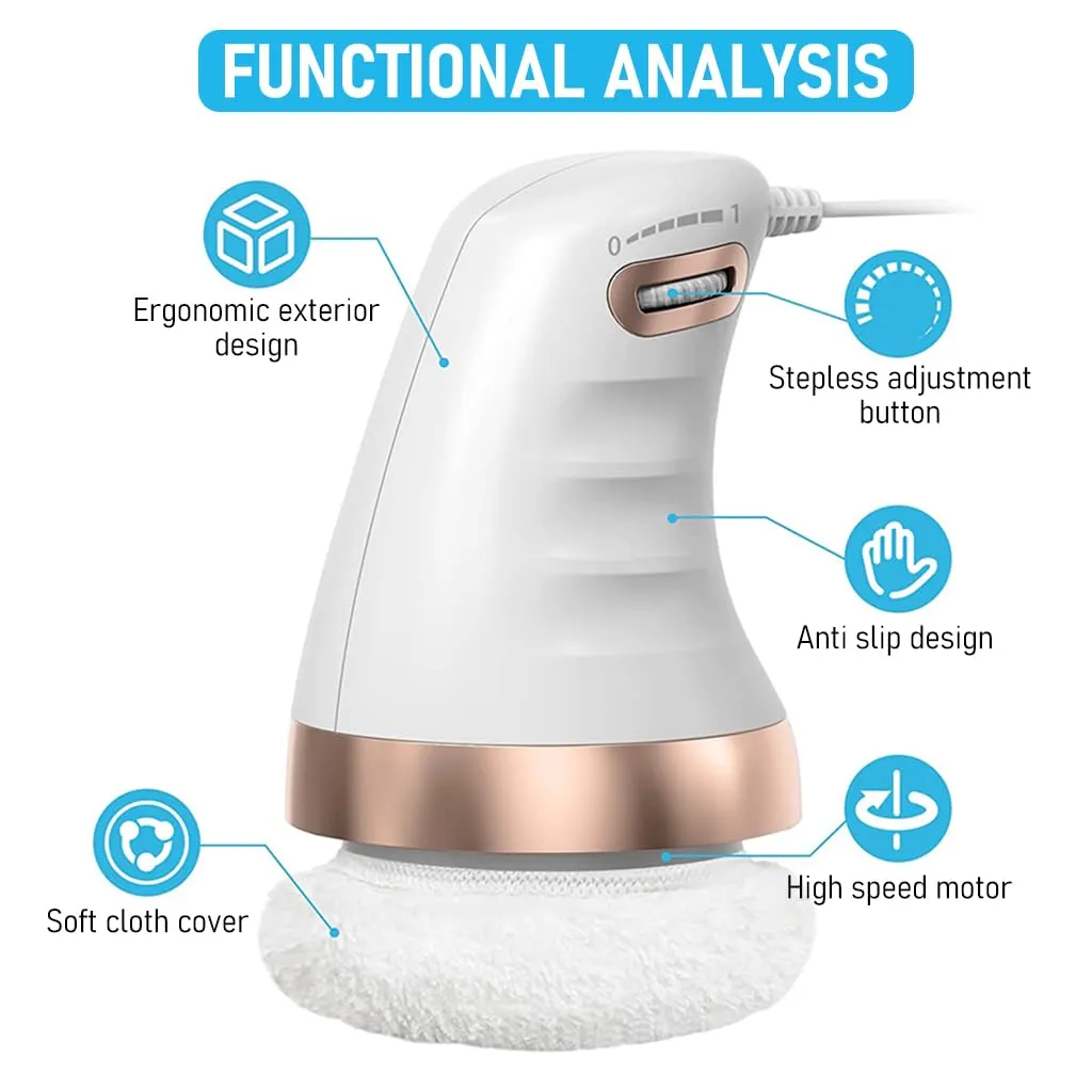 Aara Internationals Body Massager Electric Shoulder Back Massager Full Body Massager for Neck, Back, Arm, Lumbar, Leg Viberation Muscle Massager with Stepless Adjustment Knob Beauty Sculpt Massager