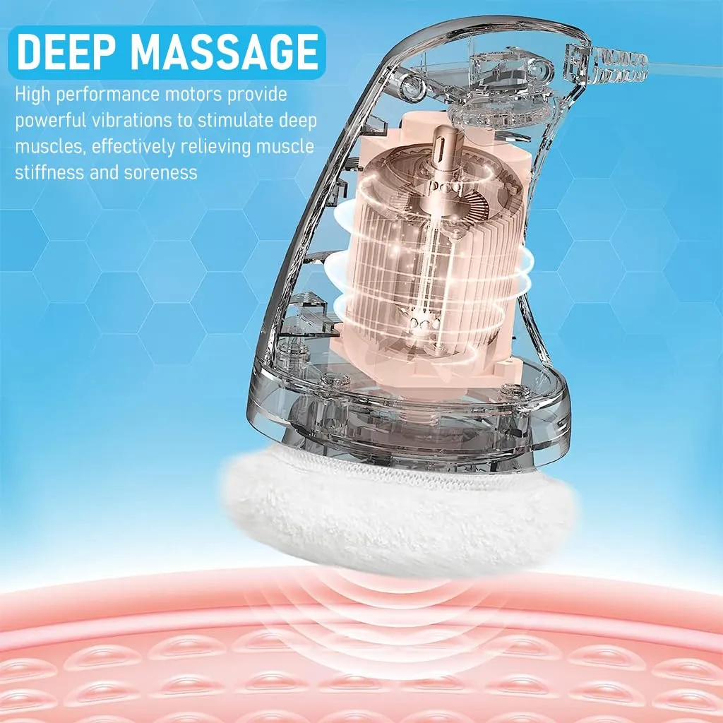 Aara Internationals Body Massager Electric Shoulder Back Massager Full Body Massager for Neck, Back, Arm, Lumbar, Leg Viberation Muscle Massager with Stepless Adjustment Knob Beauty Sculpt Massager