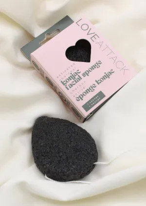 Activated Charcoal Konjac Facial Cleansing Sponge
