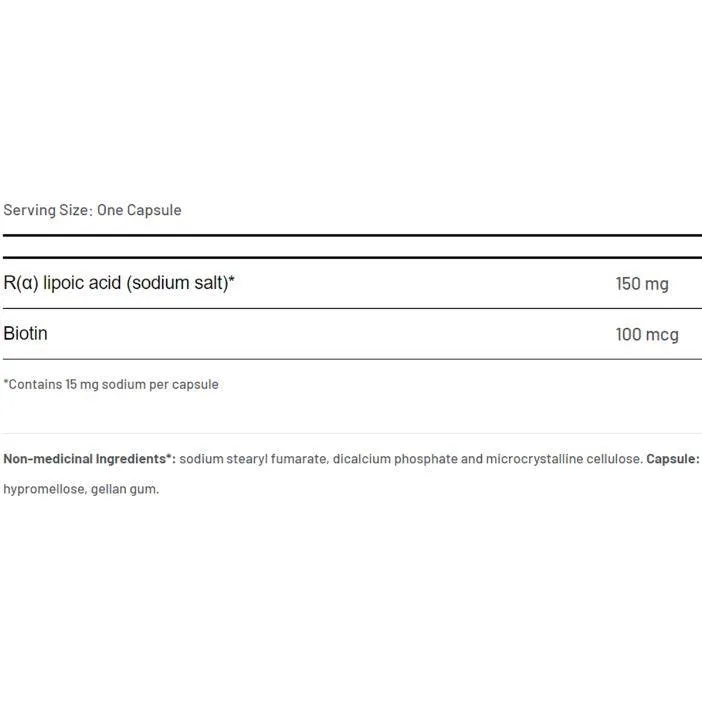 AOR R-Lipoic Acid 150mg 90 Capsules