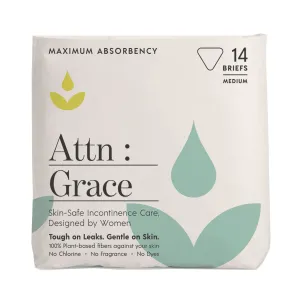 Attn Grace Super Absorbent Incontinence Briefs - Medium