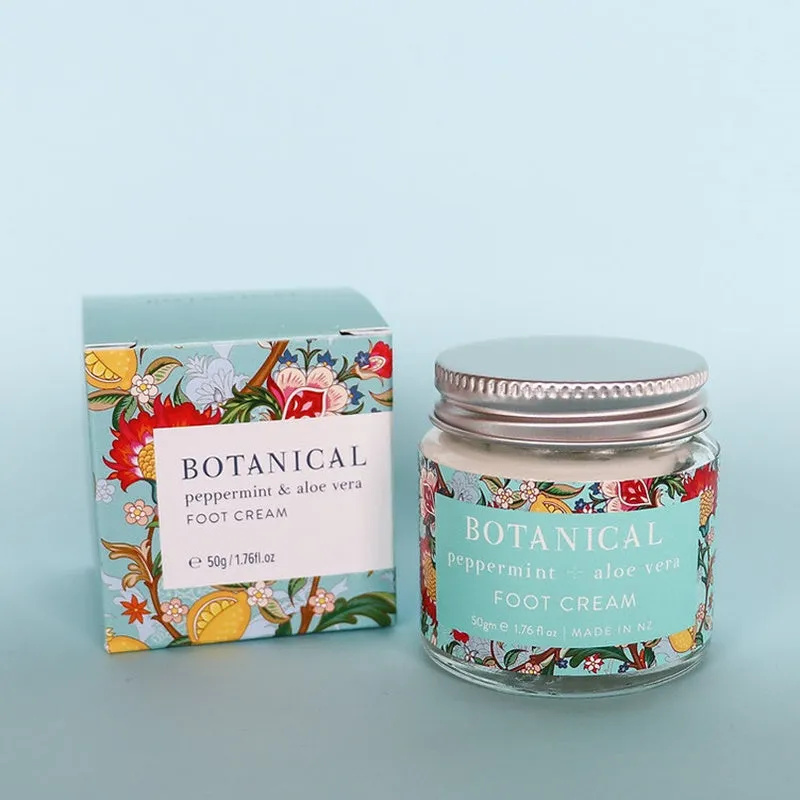 Botanical - Peppermint   Aloe Vera Foot Cream 50 gm