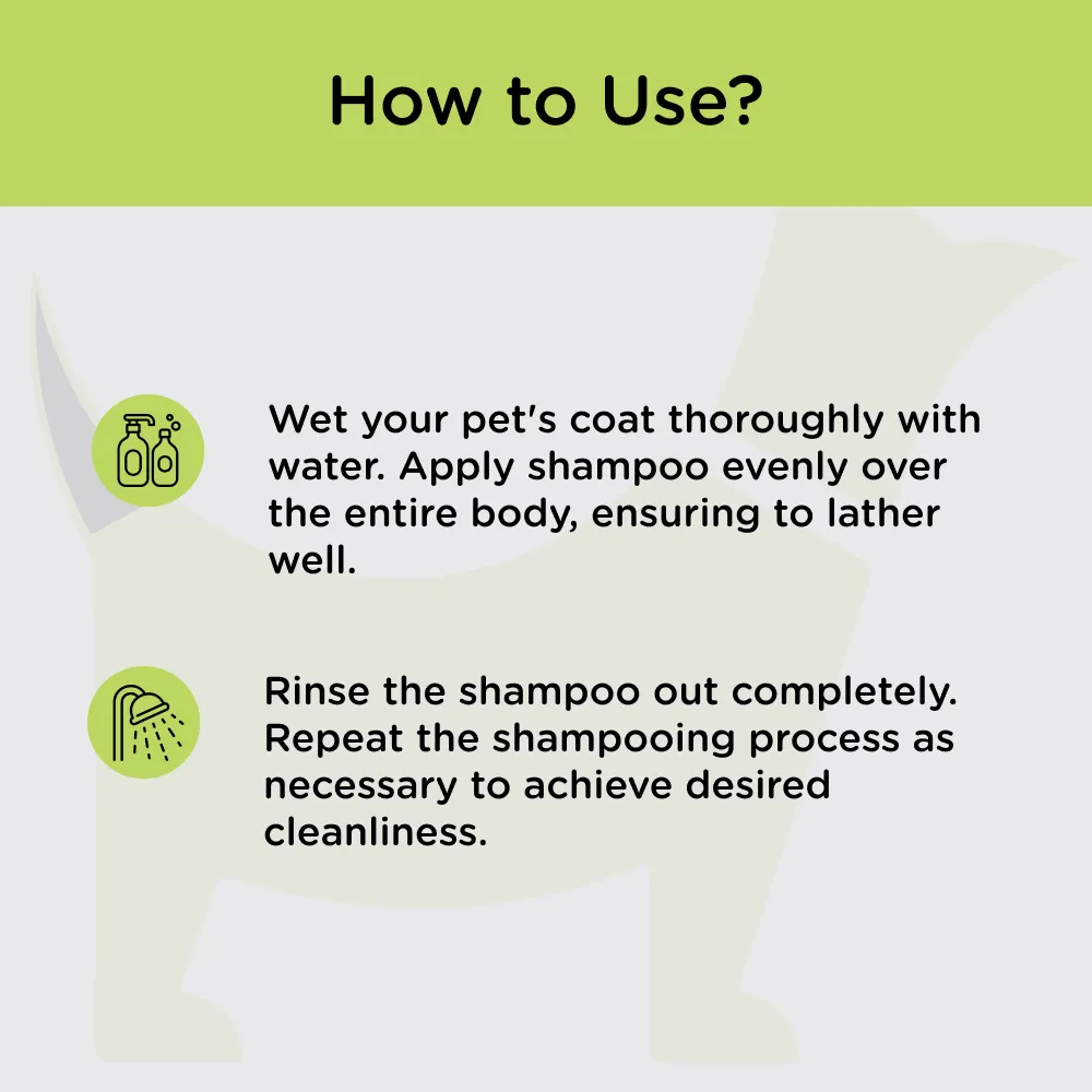 Caredom Herbal Itch Control Shampoo for Dogs
