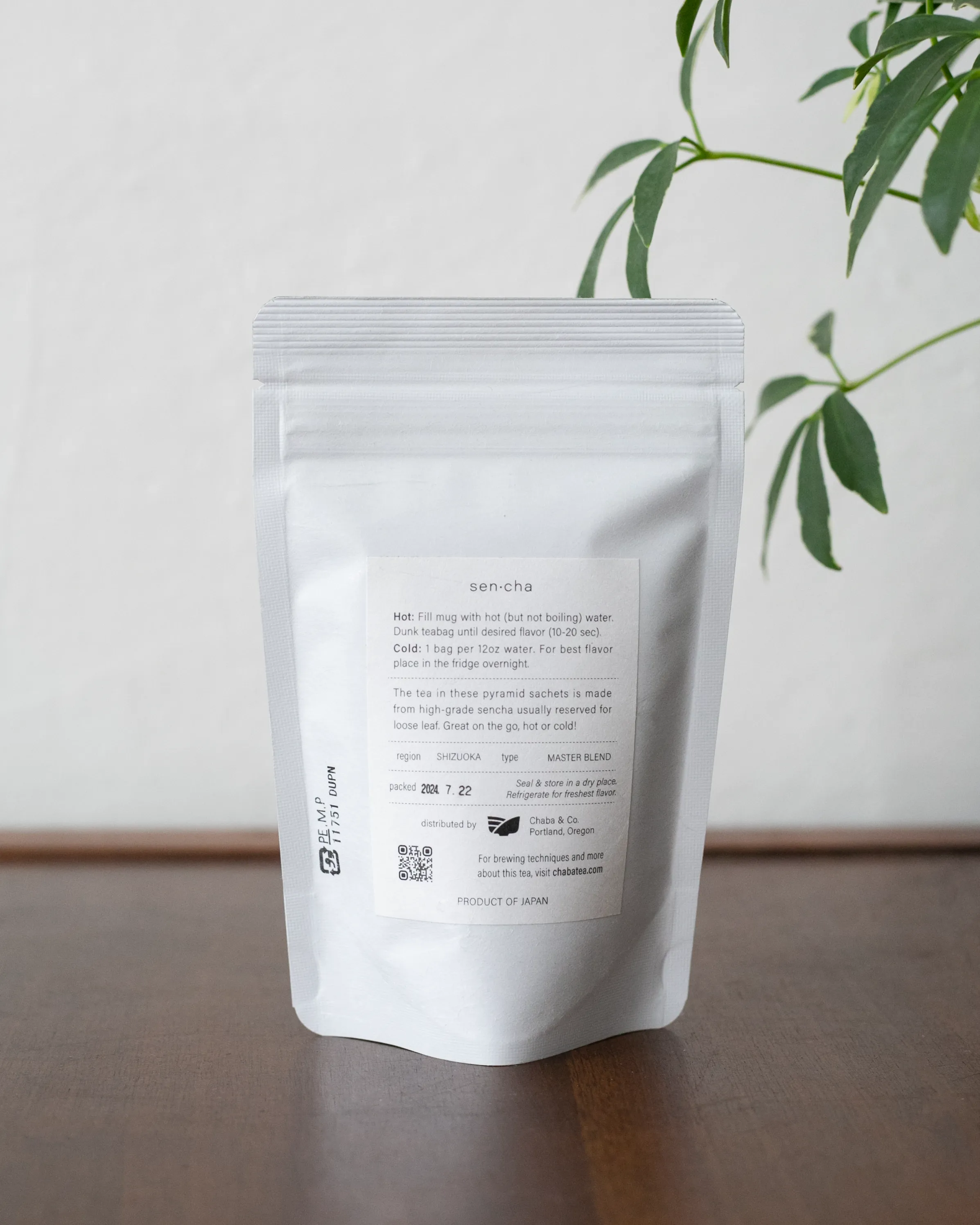 Chaba & Co, Sencha Sachet