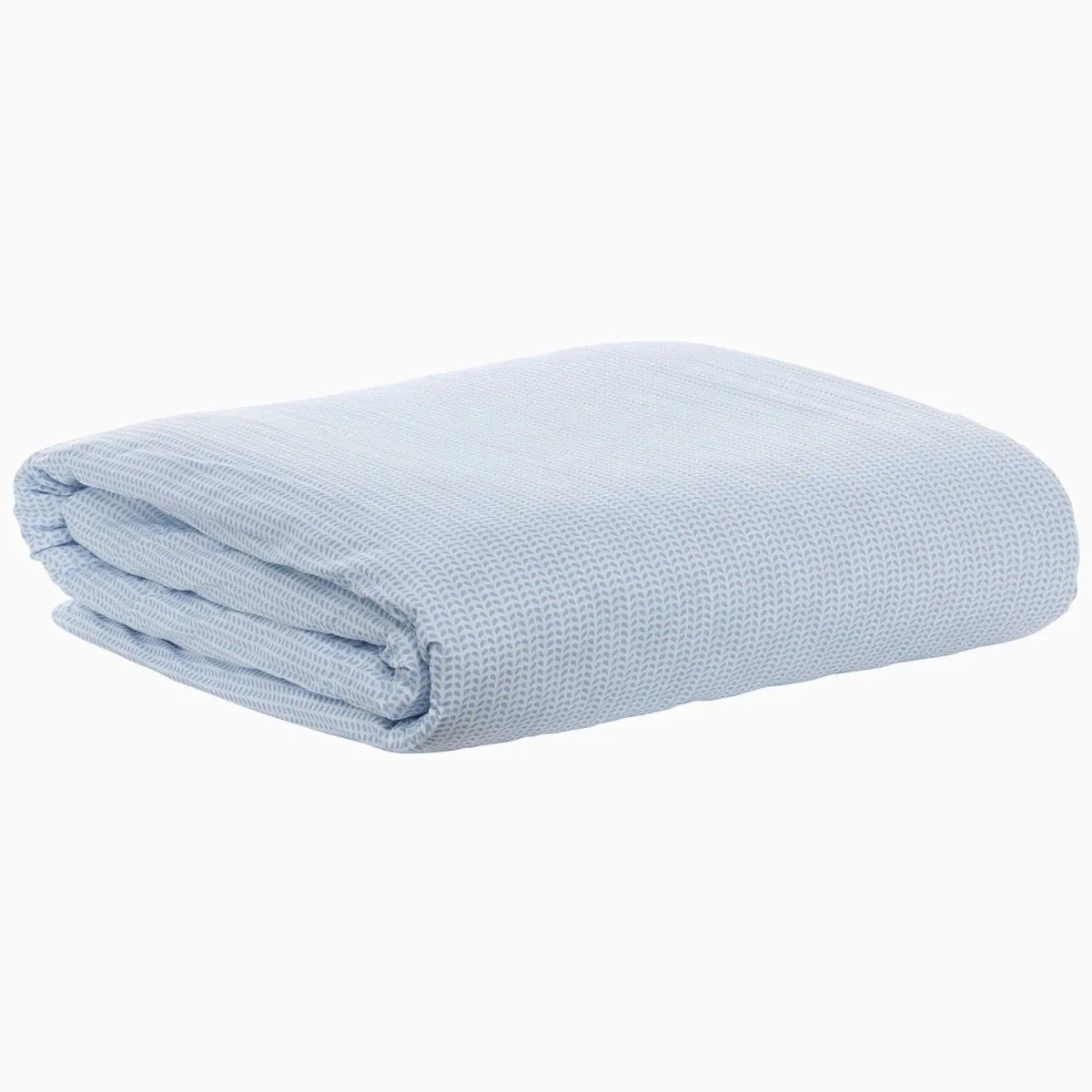 Cinde Light Indigo Organic Duvet Covers by John Robshaw