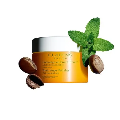 Clarins Tonic Sugar Polisher With Oils Body Scrub 250g