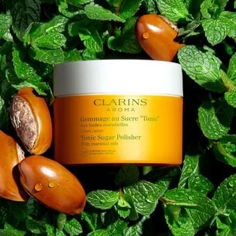 Clarins Tonic Sugar Polisher With Oils Body Scrub 250g