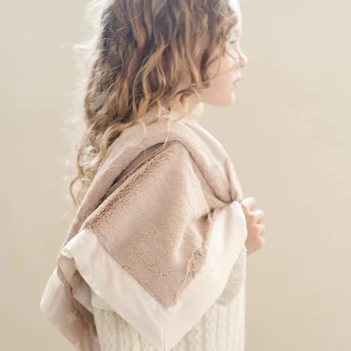 Daisy Lush Satin Back Blanket