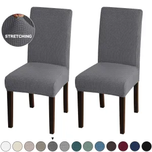 Dining Room Chair Covers Stretch Furniture Protector Covers Removable Washable Set of 2
