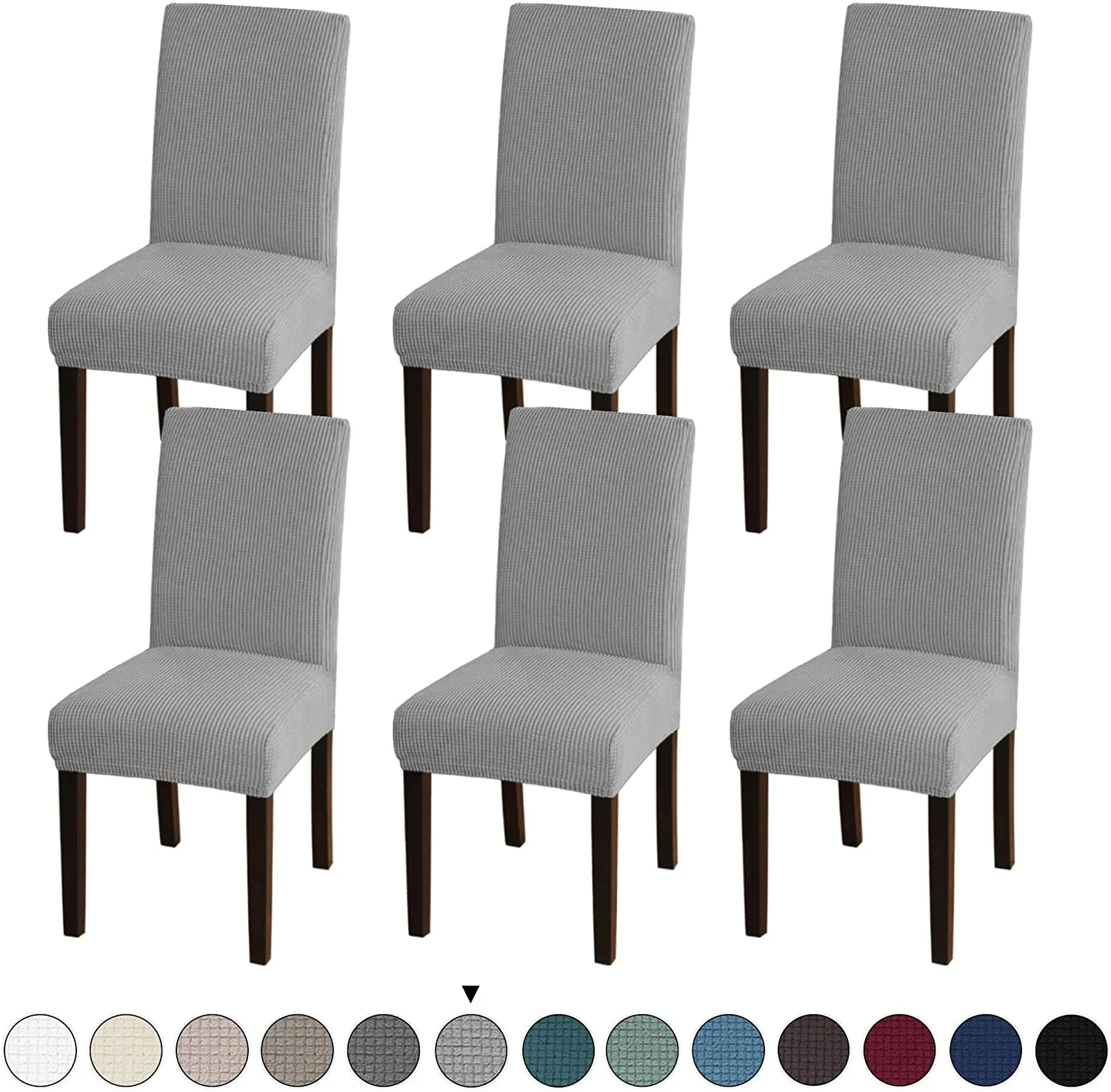 Dining Room Chair Covers Stretch Furniture Protector Covers Removable Washable Set of 2