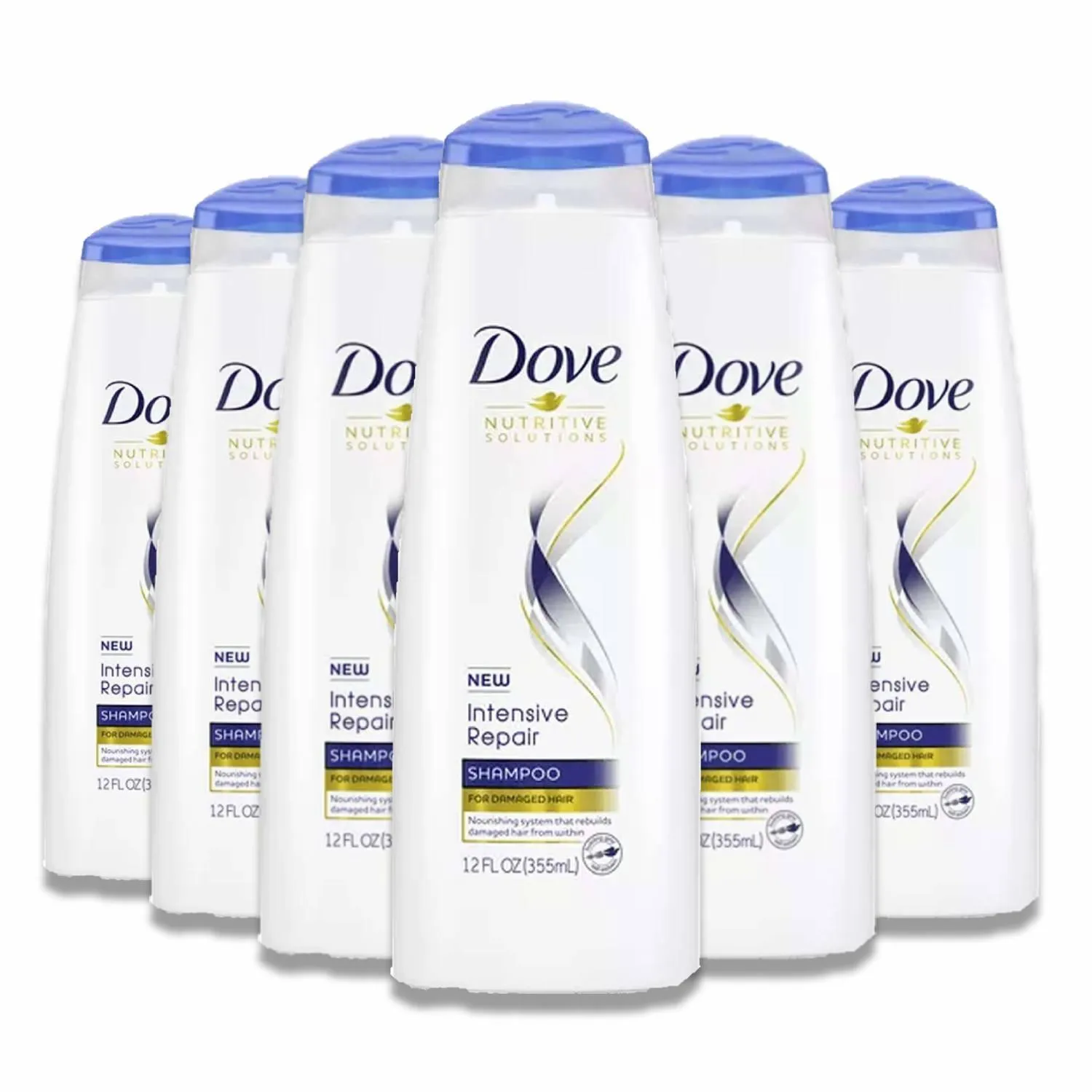 Dove - Shampoo, Intensive Repair Damage Therapy, - 12 Oz - 6 Pack