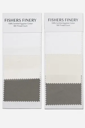 Egyptian Cotton Sateen Fabric Swatches