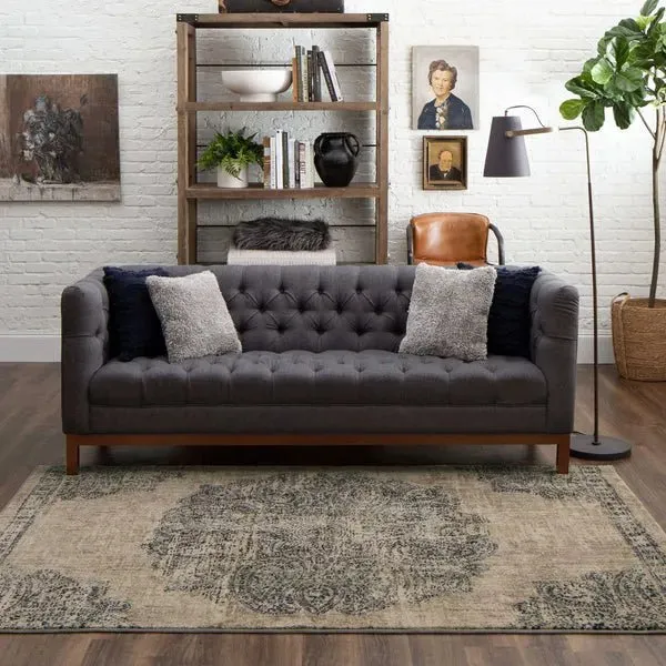 Expressions 91672 50102 Dharma Medallion Indigo Rug