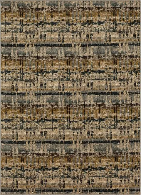 Expressions 91675 50128 Kaleidoscopic Denim Rug