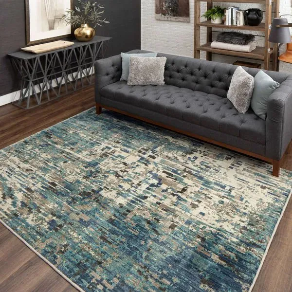 Expressions 91676 50137 Precipice Lagoon Rug