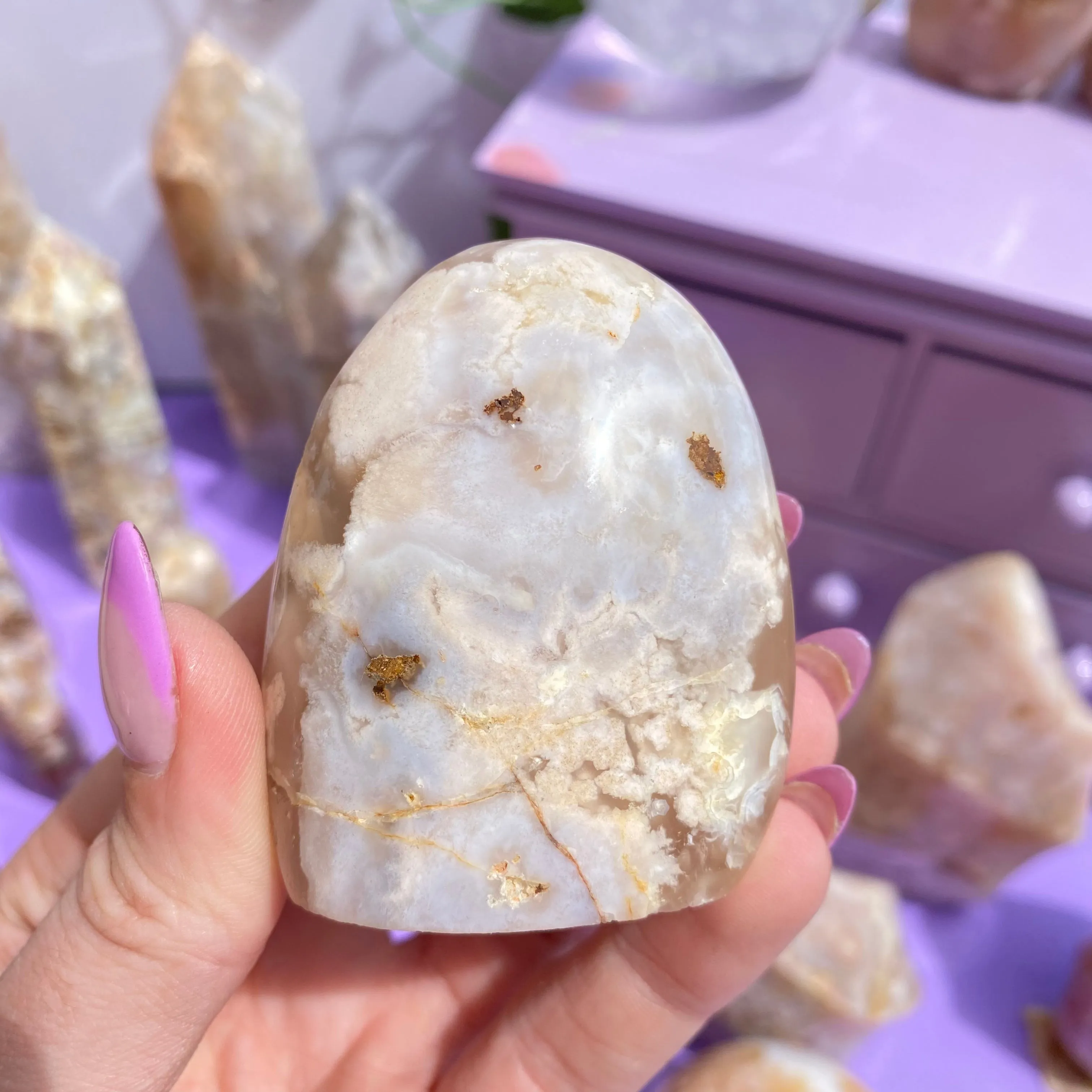 Flower Agate Freeform