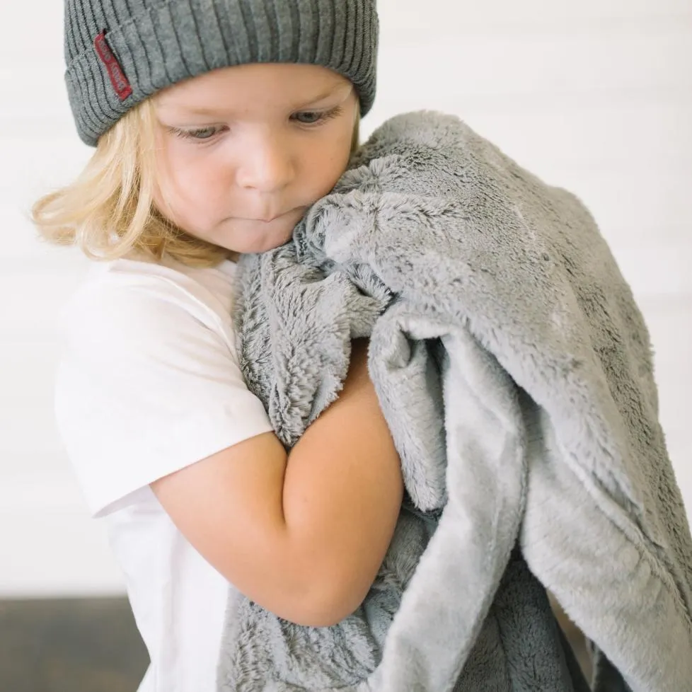 Gray Lush Blanket