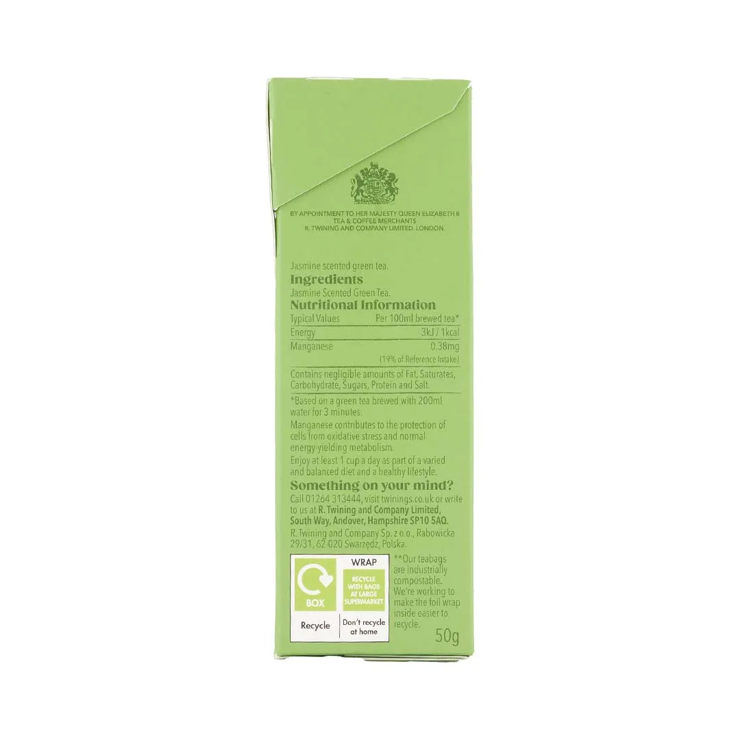 Green Tea & Jasmine - 20 Tea Bags