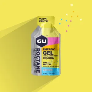 Gu Roctane Energy Gel- Tutti Frutti   Caffeine