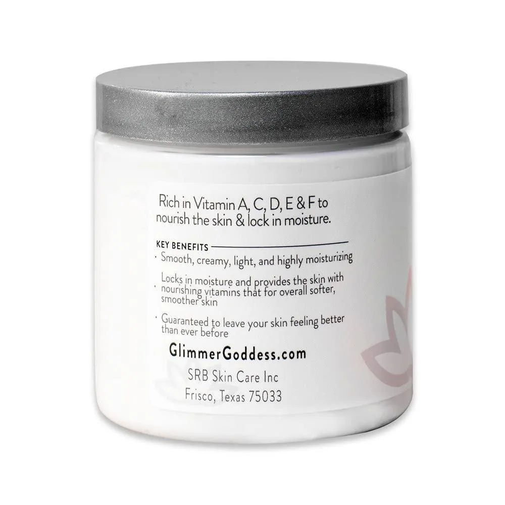 Honeysuckle Scent Organic Whipped Body Butter Vegan 24 Hr Hydration 8 fl oz