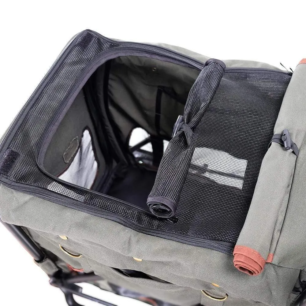 Ibiyaya® Gentle Giant Wagon Dog Pram | Army Green