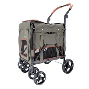 Ibiyaya® Gentle Giant Wagon Dog Pram | Army Green