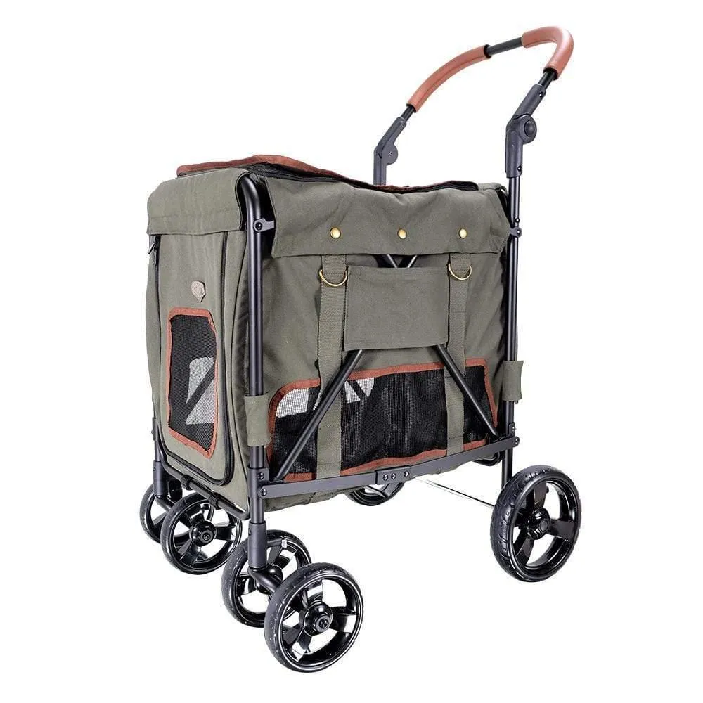 Ibiyaya® Gentle Giant Wagon Dog Pram | Army Green