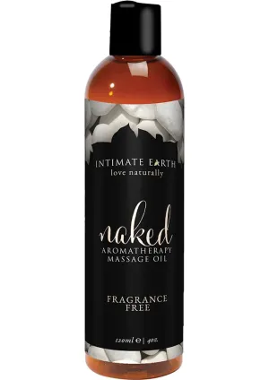 Intimate Earth Naked Aromatherapy Massage Oil Fragrance Free