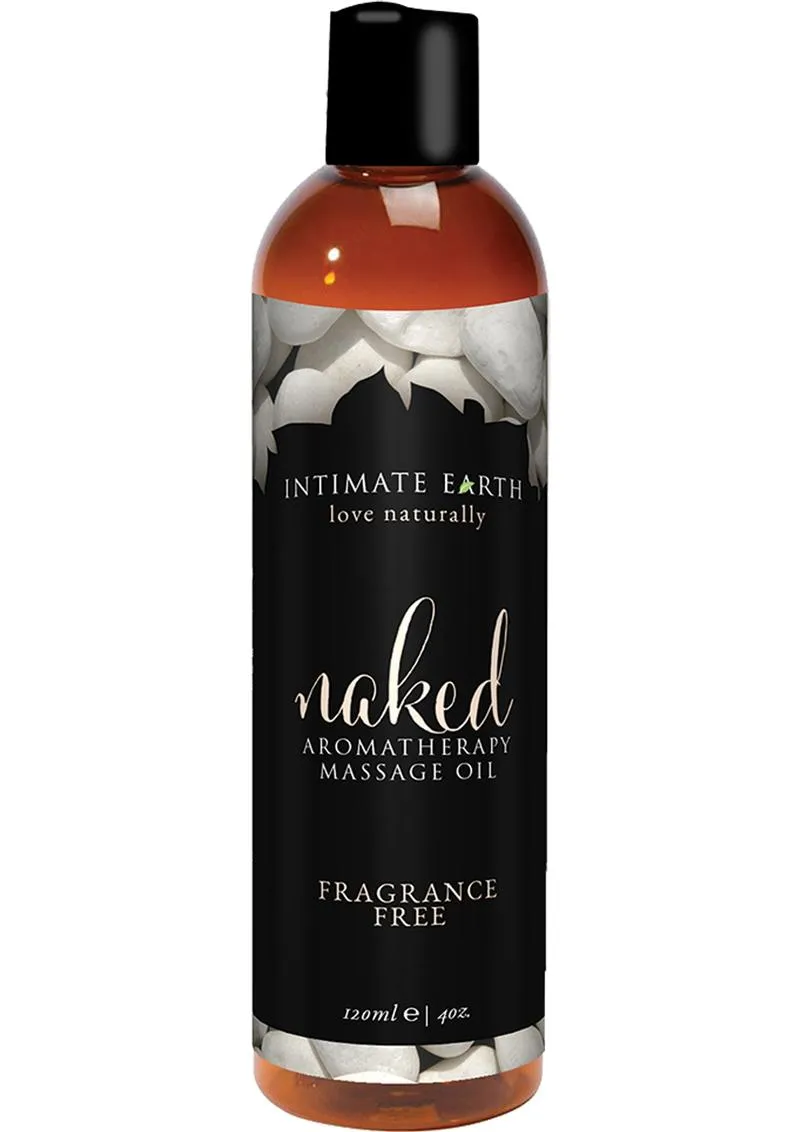 Intimate Earth Naked Aromatherapy Massage Oil Fragrance Free