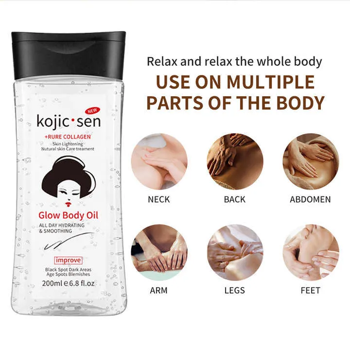 Kojic Acid Body Oil Brightens Skin Body-زيت الجسم بحمض الكوجيك