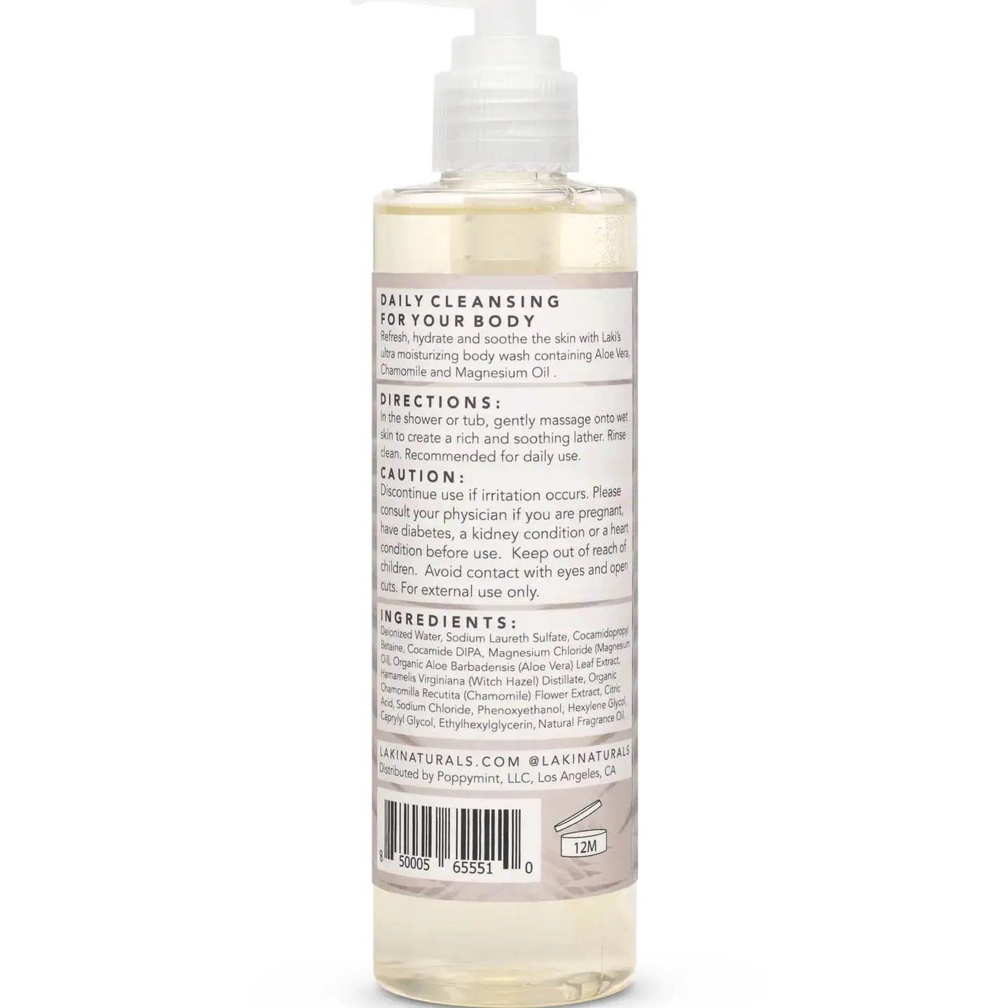 Laki Naturals Magnesium Body Wash