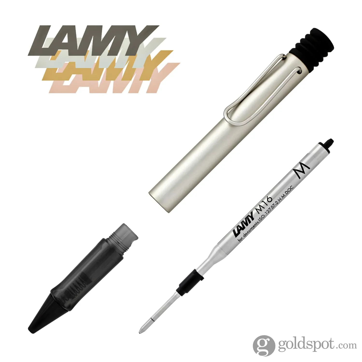 Lamy LX Ballpoint Pen in Palladium