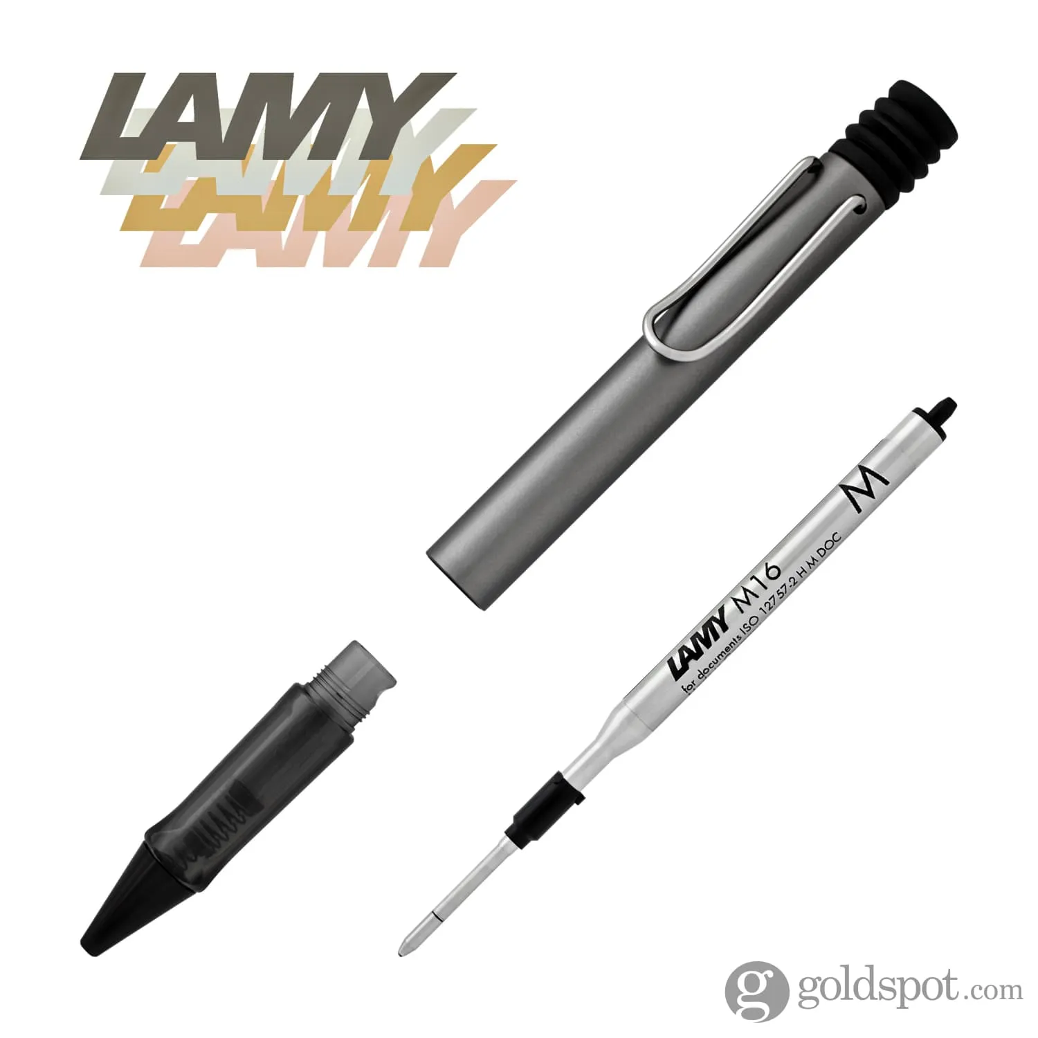 Lamy LX Ballpoint Pen in Ruthenium