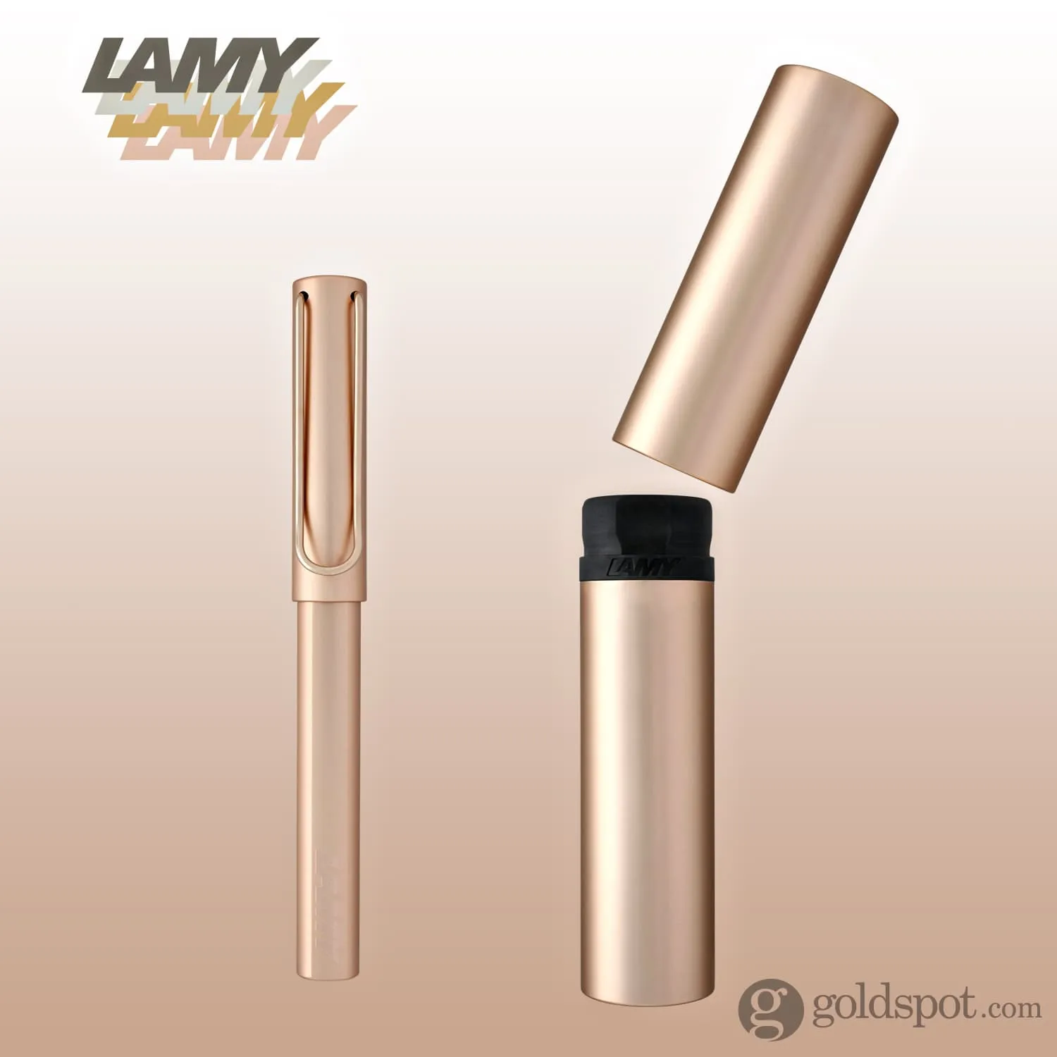 Lamy LX Rollerball Pen in Rose Gold