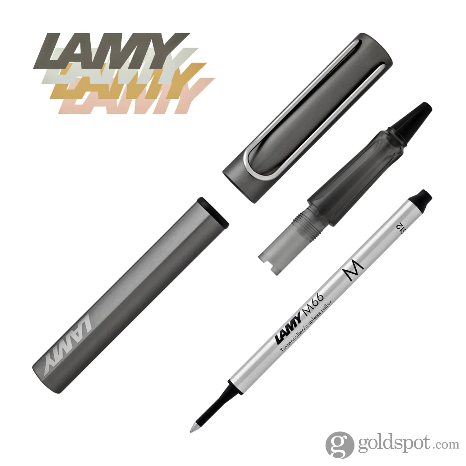 Lamy LX Rollerball Pen in Ruthenium