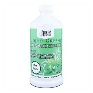 Liquid Greens Chlorophyll Super Concentrate Mint