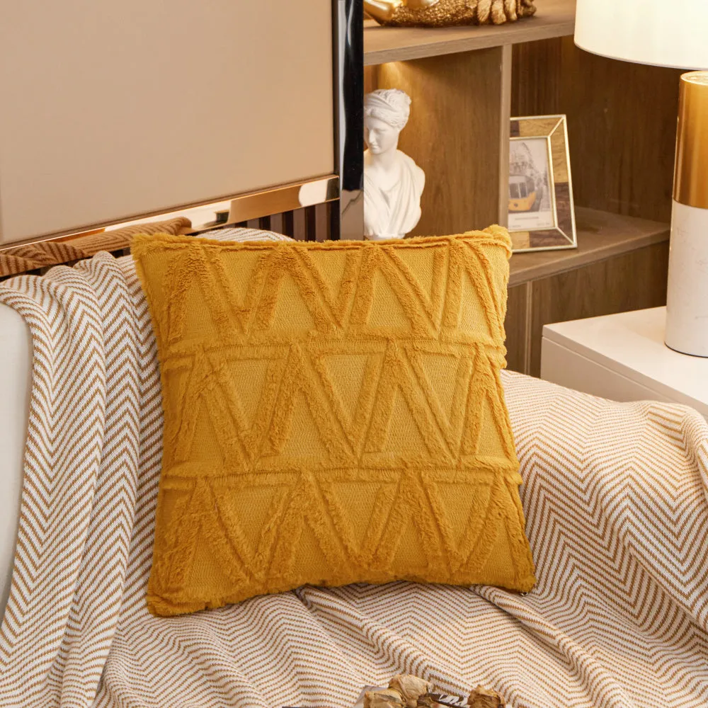 Luxury Style Square Decorative Throw Pillow  with insert