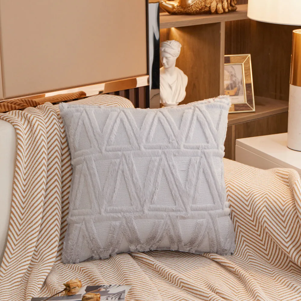 Luxury Style Square Decorative Throw Pillow  with insert