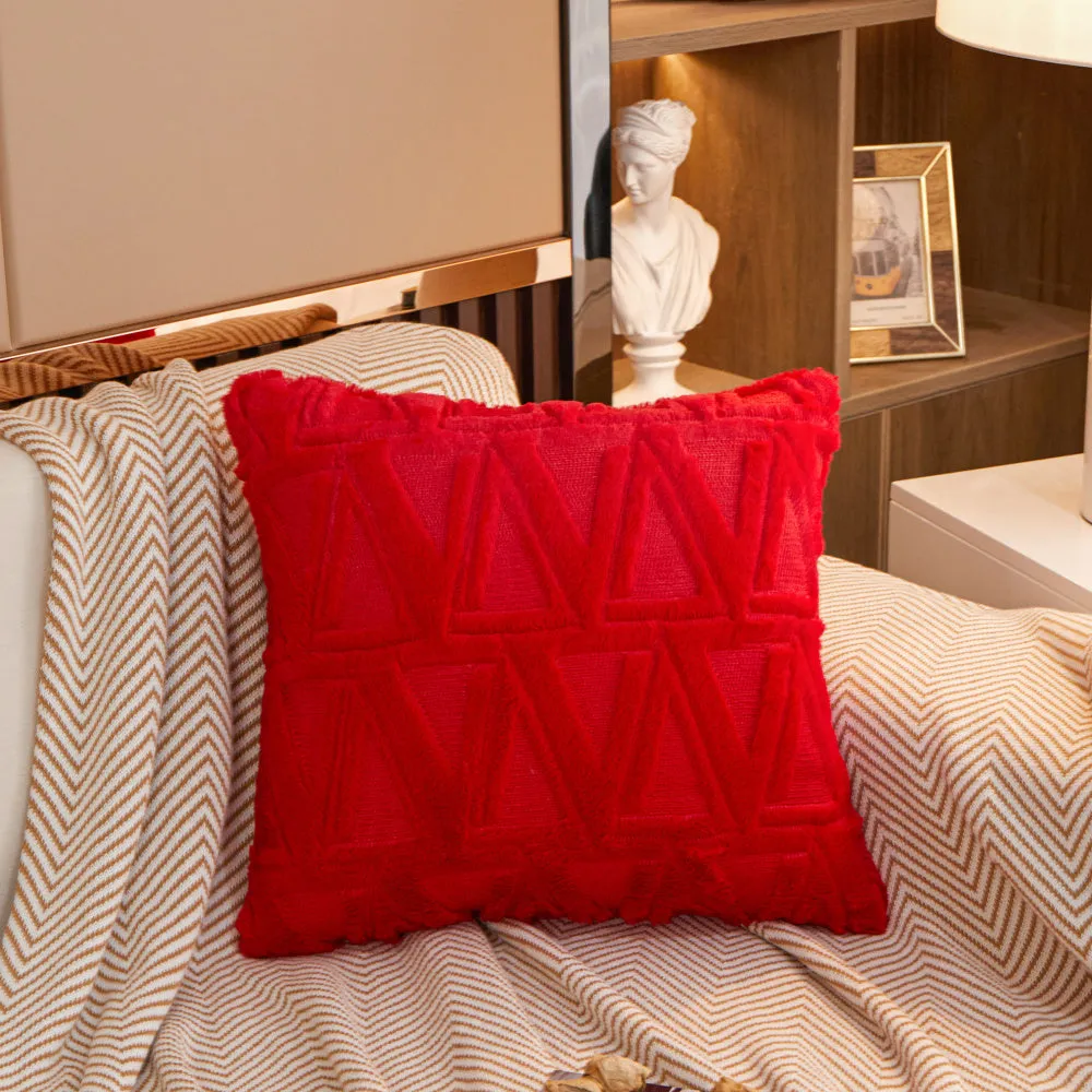 Luxury Style Square Decorative Throw Pillow  with insert