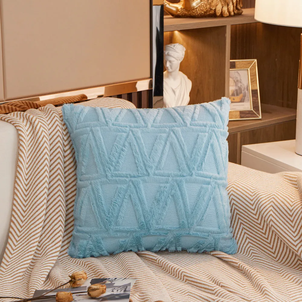Luxury Style Square Decorative Throw Pillow  with insert