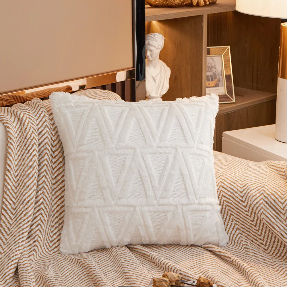 Luxury Style Square Decorative Throw Pillow  with insert